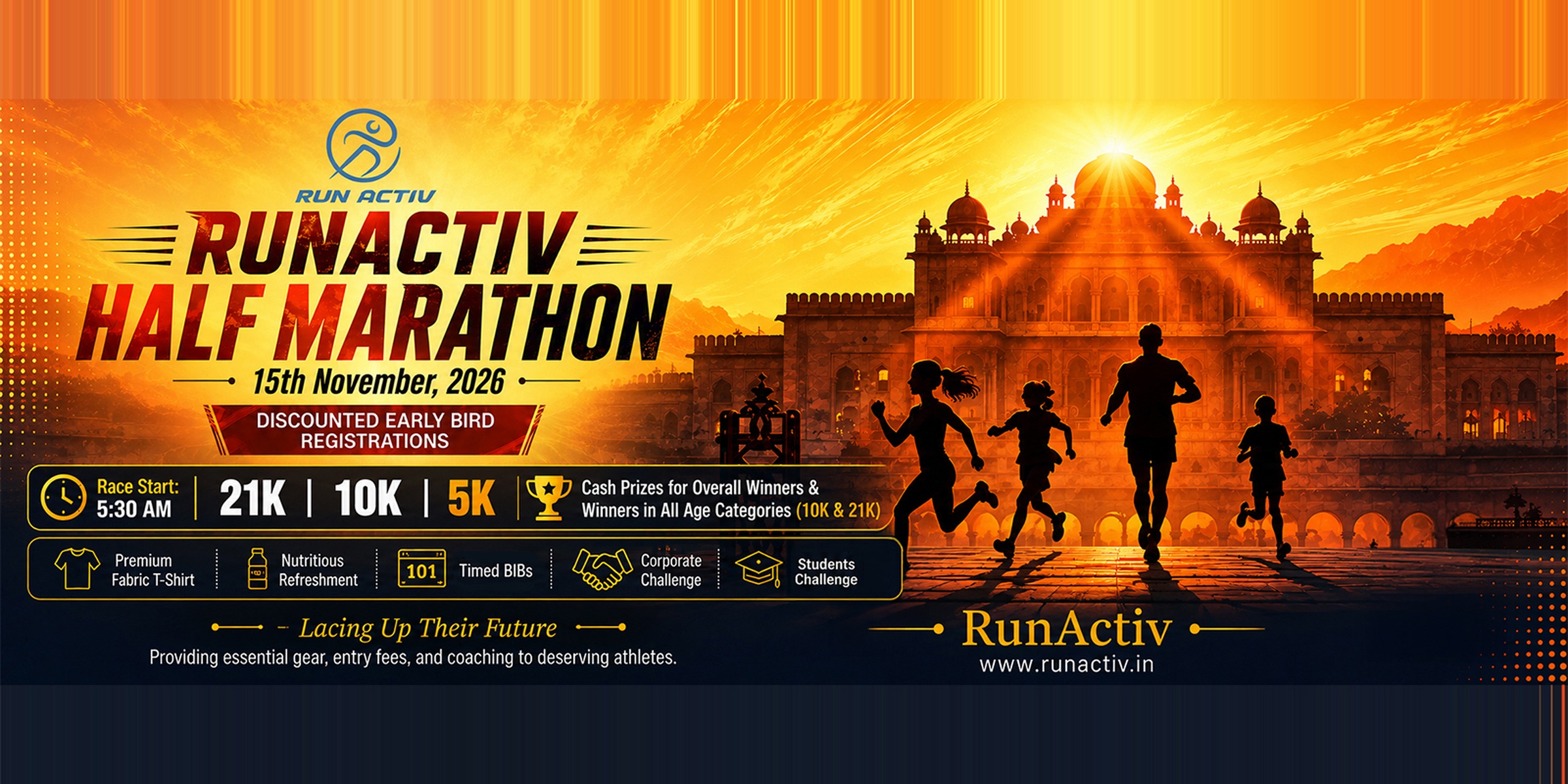 RunActiv Half Marathon — Jaipur
